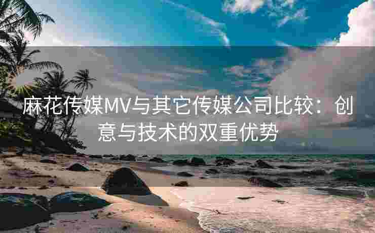 麻花传媒MV与其它传媒公司比较：创意与技术的双重优势